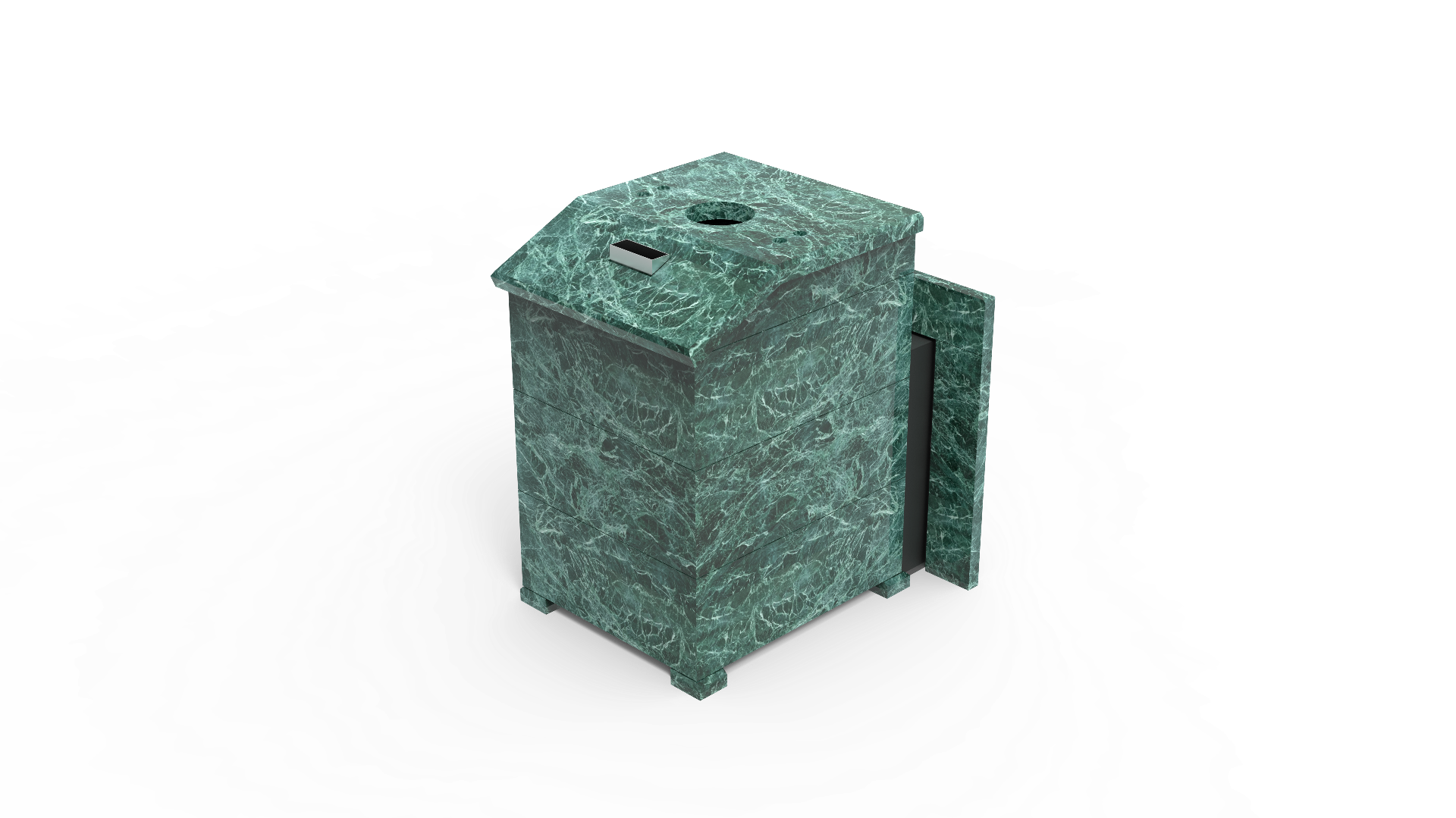 Печь из натурального камня Genesis GN 500 облицовка закрытая со скосом талькохлорит-шлифовка фото в Краснодаре