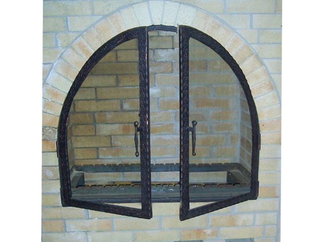 Дверь каминная полукруглая фото в Краснодаре