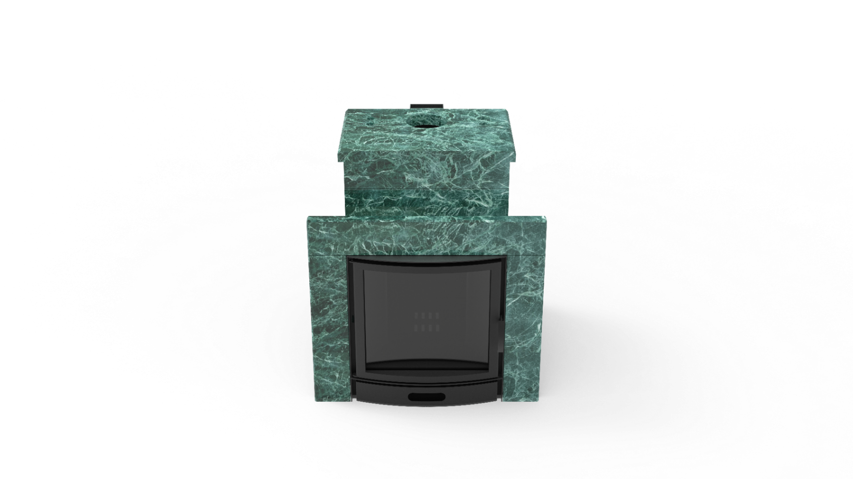 Печь из натурального камня Genesis GN 500 облицовка закрытая со скосом талькохлорит-шлифовка фото в Краснодаре