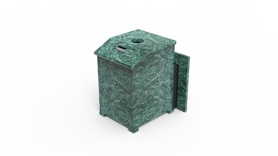 Печь в облицовке из натурального камня Genesis GN 500 облицовка закрытая со скосом талькохлорит-шлифовка фото в Краснодаре