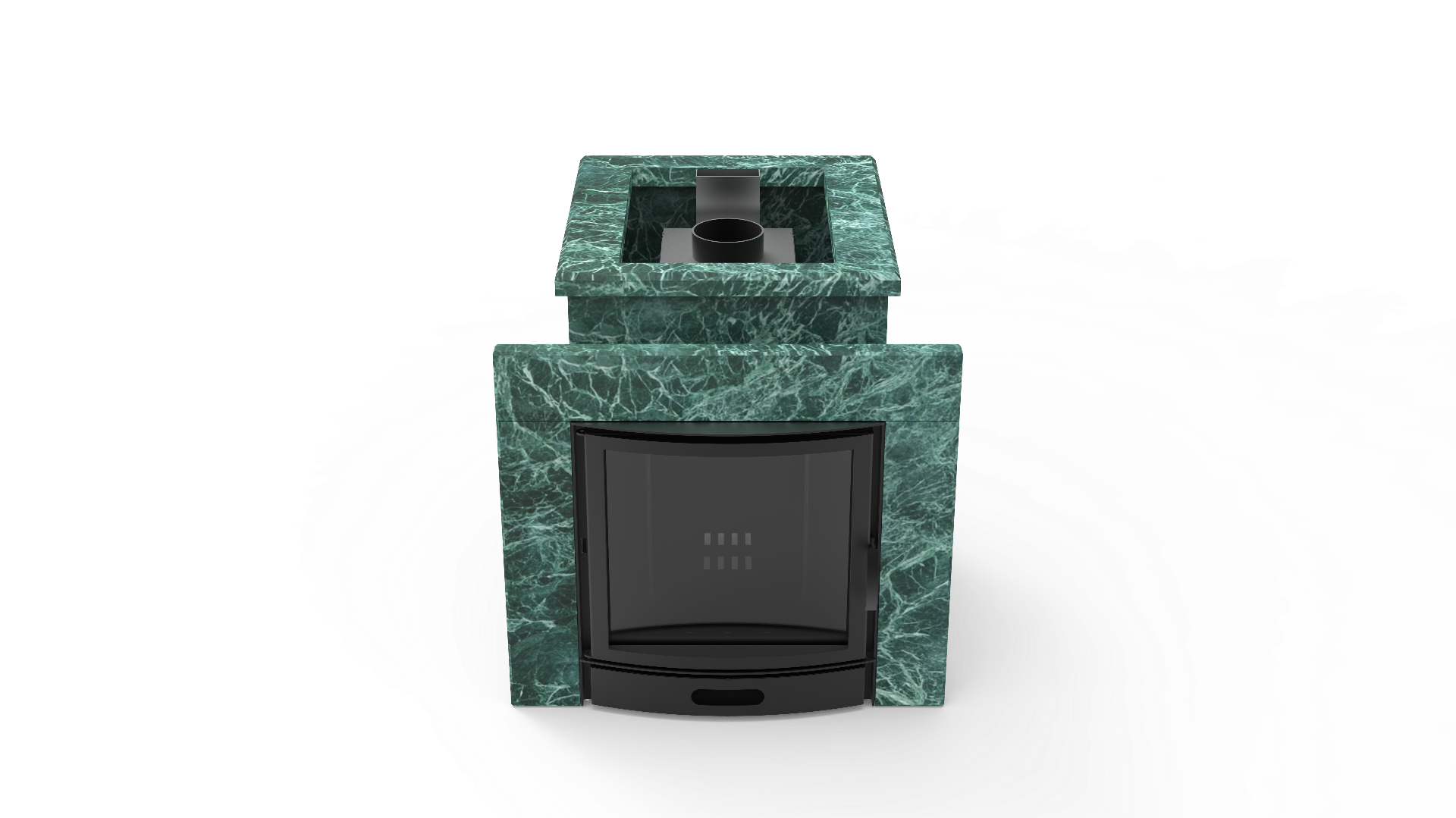 Печь из натурального камня Genesis GN 500 облицовка открытая пироксенит-элит фото в Краснодаре