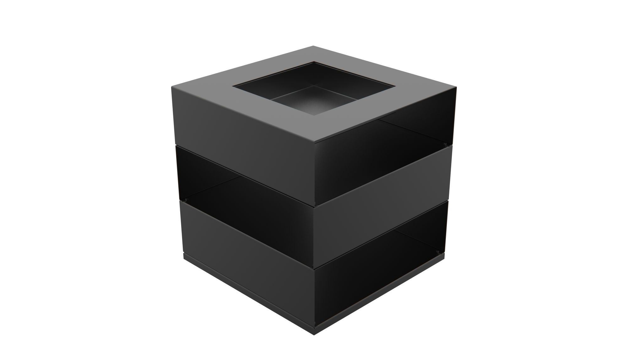 Очаг "Пламенный куб" фото в Краснодаре