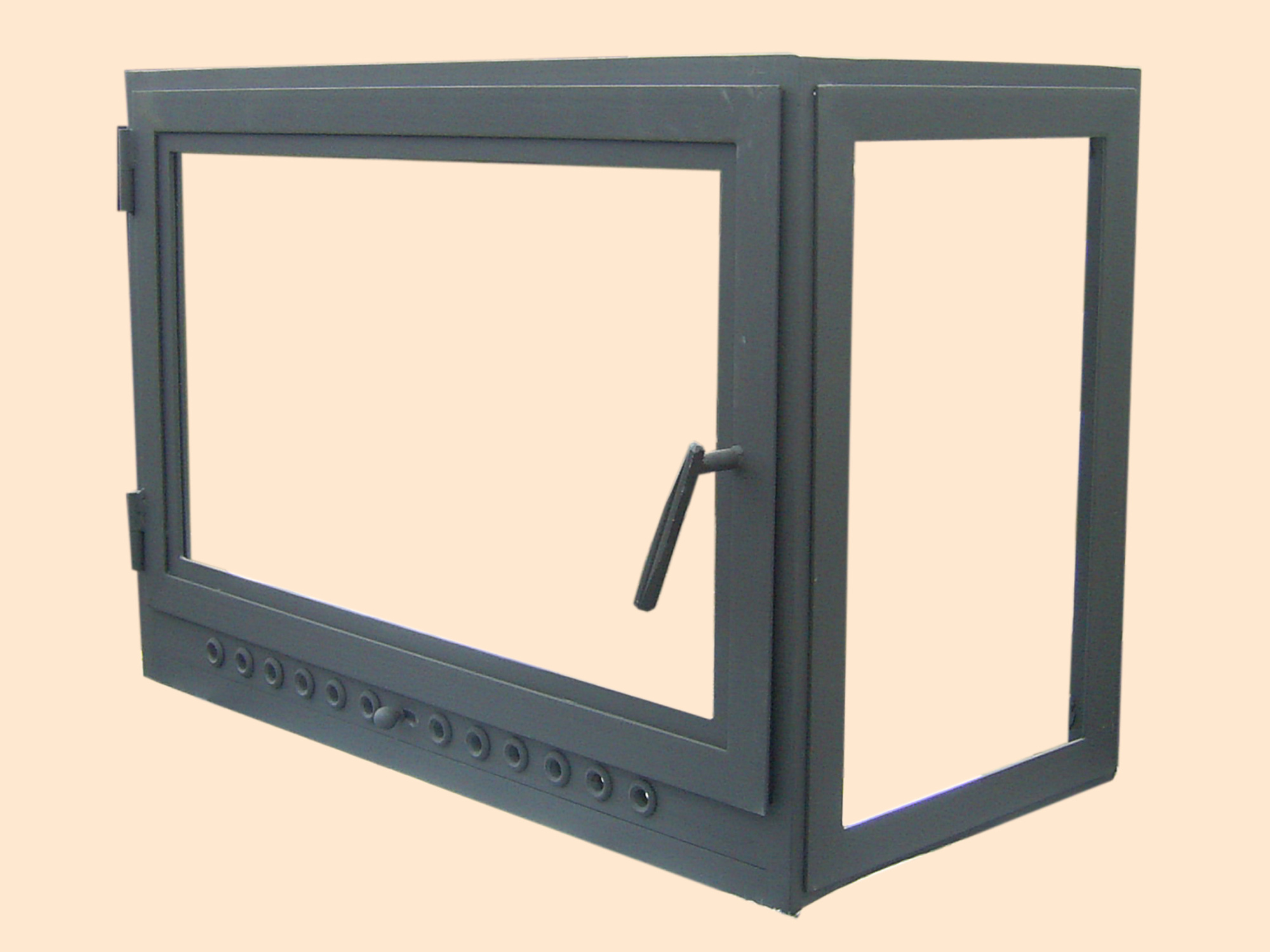 Дверь каминная угловая фото в Краснодаре