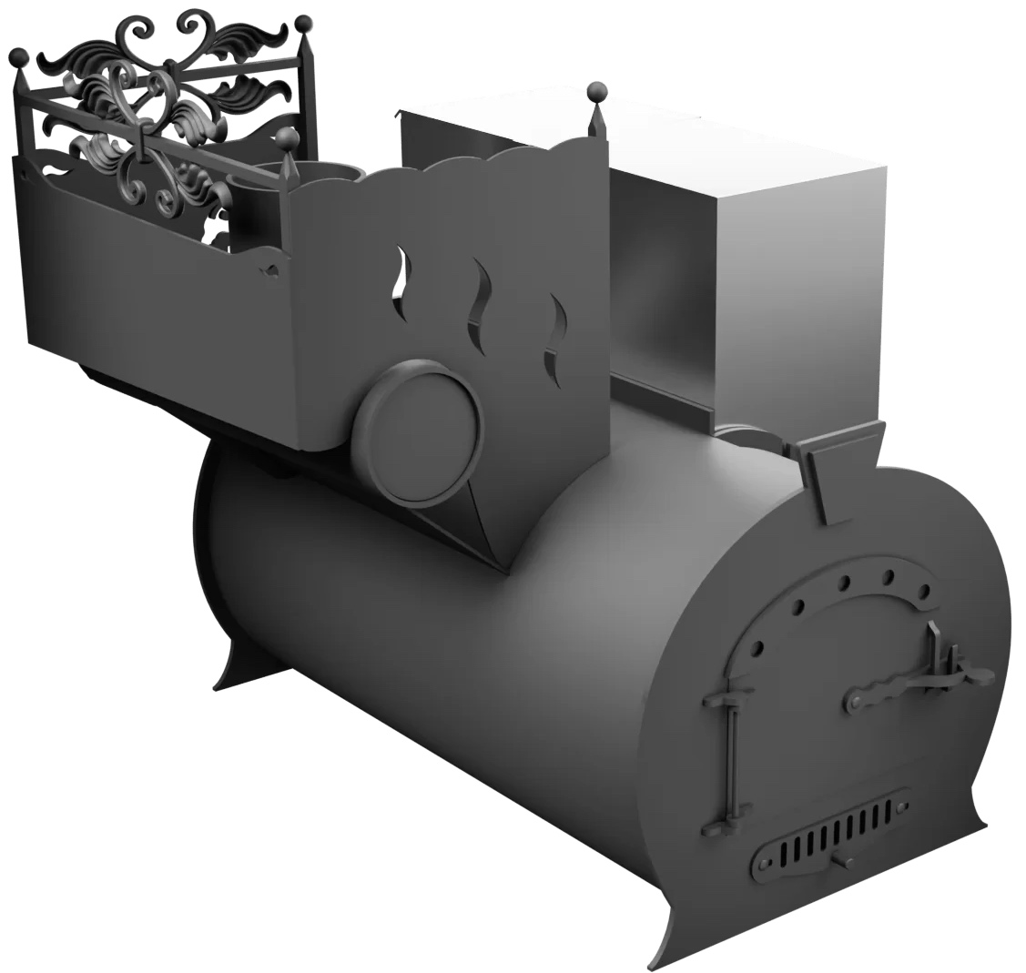 Печь Горыныч 3, каменка с левой стороны фото в Краснодаре Печь Горыныч 3, каменка с левой стороны фото в Краснодаре