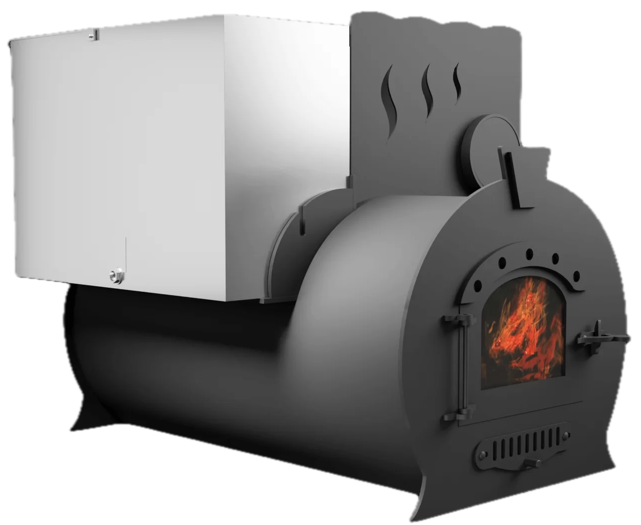 Печь Горыныч 2, каменка с правой стороны, малая дверь со стеклом фото в Краснодаре Печь Горыныч 2, каменка с правой стороны, малая дверь со стеклом фото в Краснодаре