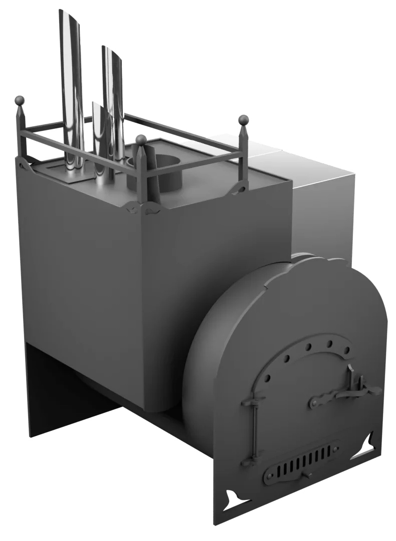 Печь Горыныч Мини, каменка закрытая с парогенератором с левой стороны фото в Краснодаре Печь Горыныч Мини, каменка закрытая с парогенератором с левой стороны фото в Краснодаре