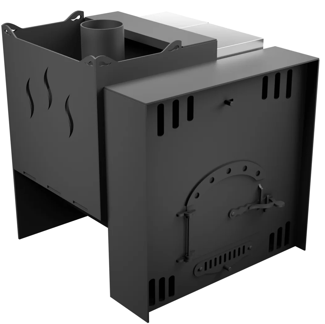 Печь Горыныч Мини, каменка с левой стороны, естественная система воздушного отопления фото в Краснодаре Печь Горыныч Мини, каменка с левой стороны, естественная система воздушного отопления фото в Краснодаре