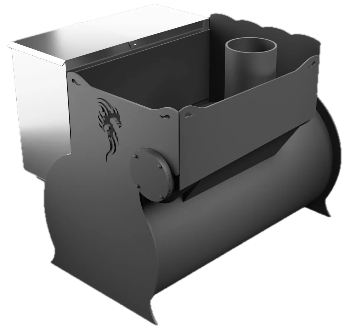 Печь Горыныч 2, каменка с левой стороны, малая дверь со стеклом фото в Краснодаре Печь Горыныч 2, каменка с левой стороны, малая дверь со стеклом фото в Краснодаре