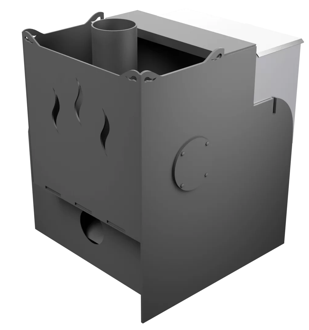 Печь Горыныч Мини, каменка с правой стороны, система воздушного отопления фото в Краснодаре Печь Горыныч Мини, каменка с правой стороны, система воздушного отопления фото в Краснодаре