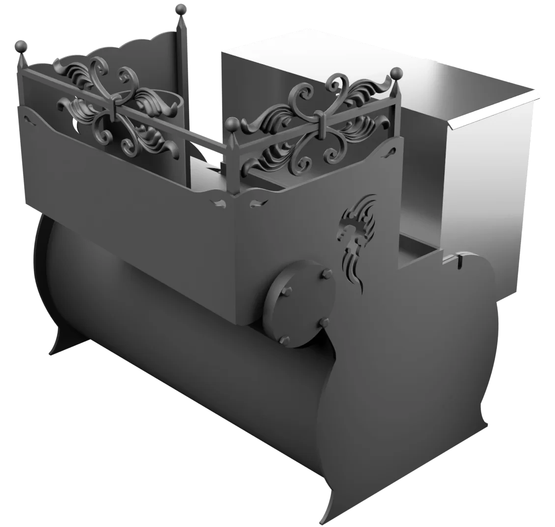 Печь Горыныч 3, каменка с правой стороны, малая дверь со стеклом фото в Краснодаре Печь Горыныч 3, каменка с правой стороны, малая дверь со стеклом фото в Краснодаре