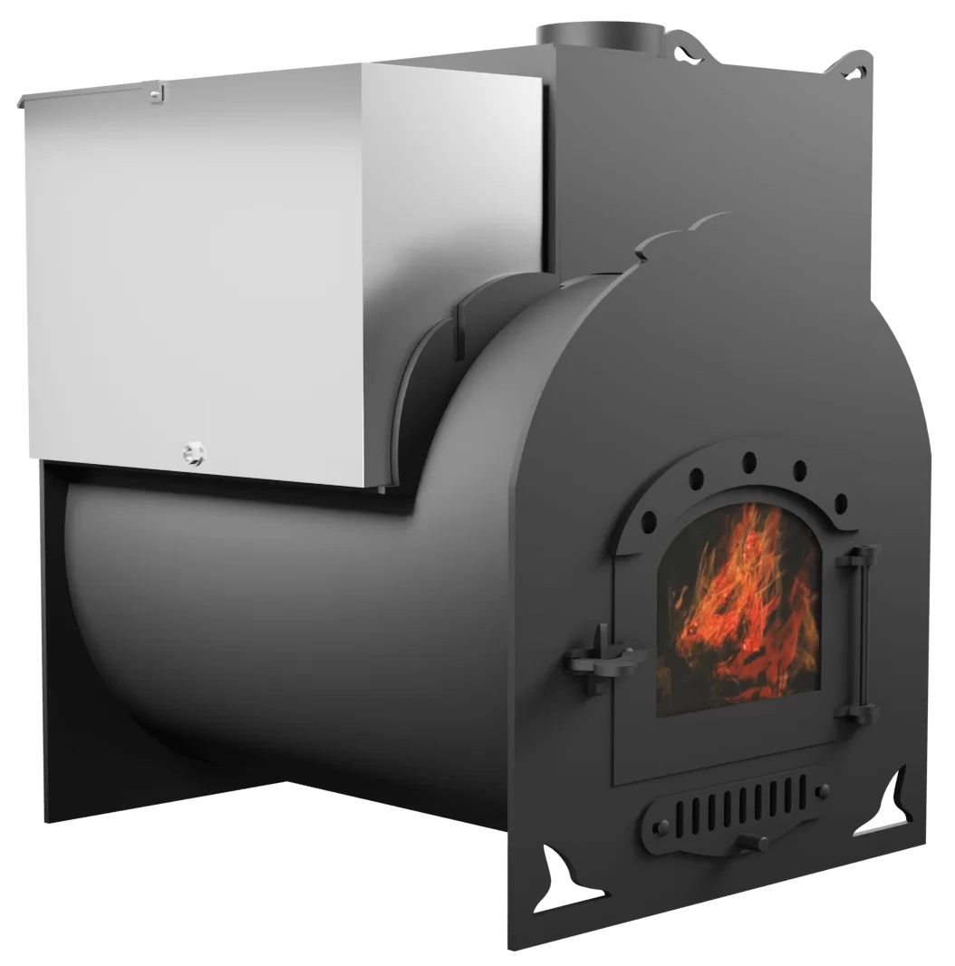 Печь Горыныч Мини, каменка с правой стороны, дверь малая со стеклом фото в Краснодаре Печь Горыныч Мини, каменка с правой стороны, дверь малая со стеклом фото в Краснодаре