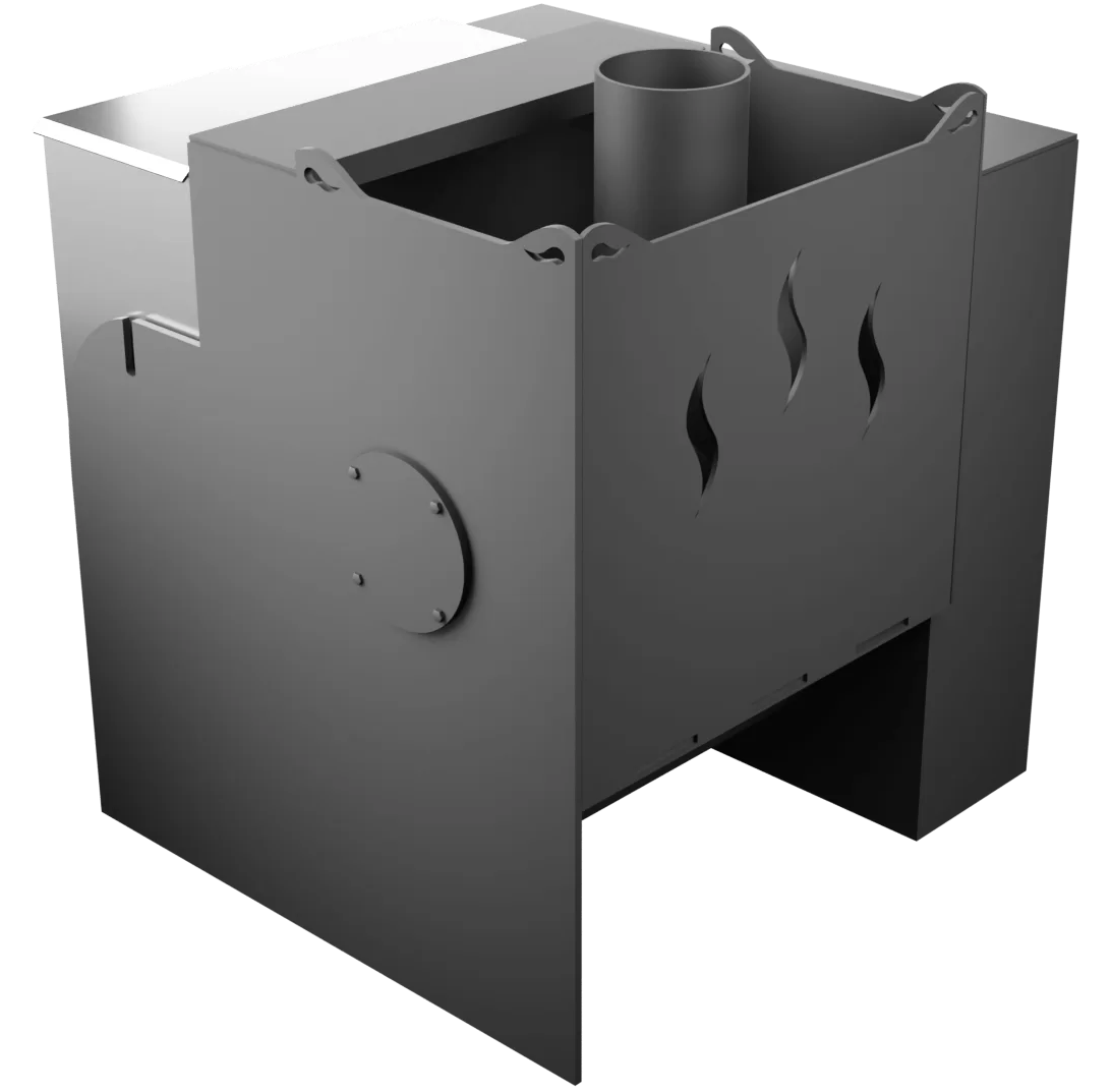 Печь Горыныч Мини, каменка с левой стороны, естественная система воздушного отопления фото в Краснодаре Печь Горыныч Мини, каменка с левой стороны, естественная система воздушного отопления фото в Краснодаре