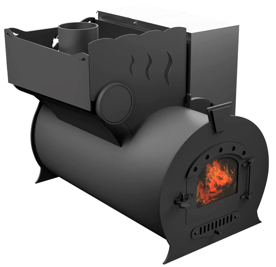 Печь Горыныч 2, каменка с левой стороны, малая дверь со стеклом фото в Краснодаре Печь Горыныч 2, каменка с левой стороны, малая дверь со стеклом фото в Краснодаре