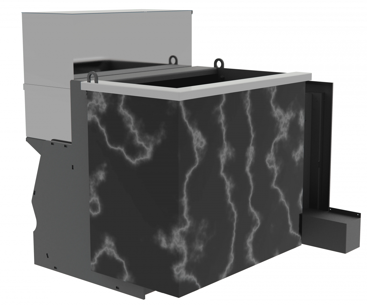 Банный камин 800, AISI 430 фото в Краснодаре Банный камин 800, AISI 430 фото в Краснодаре