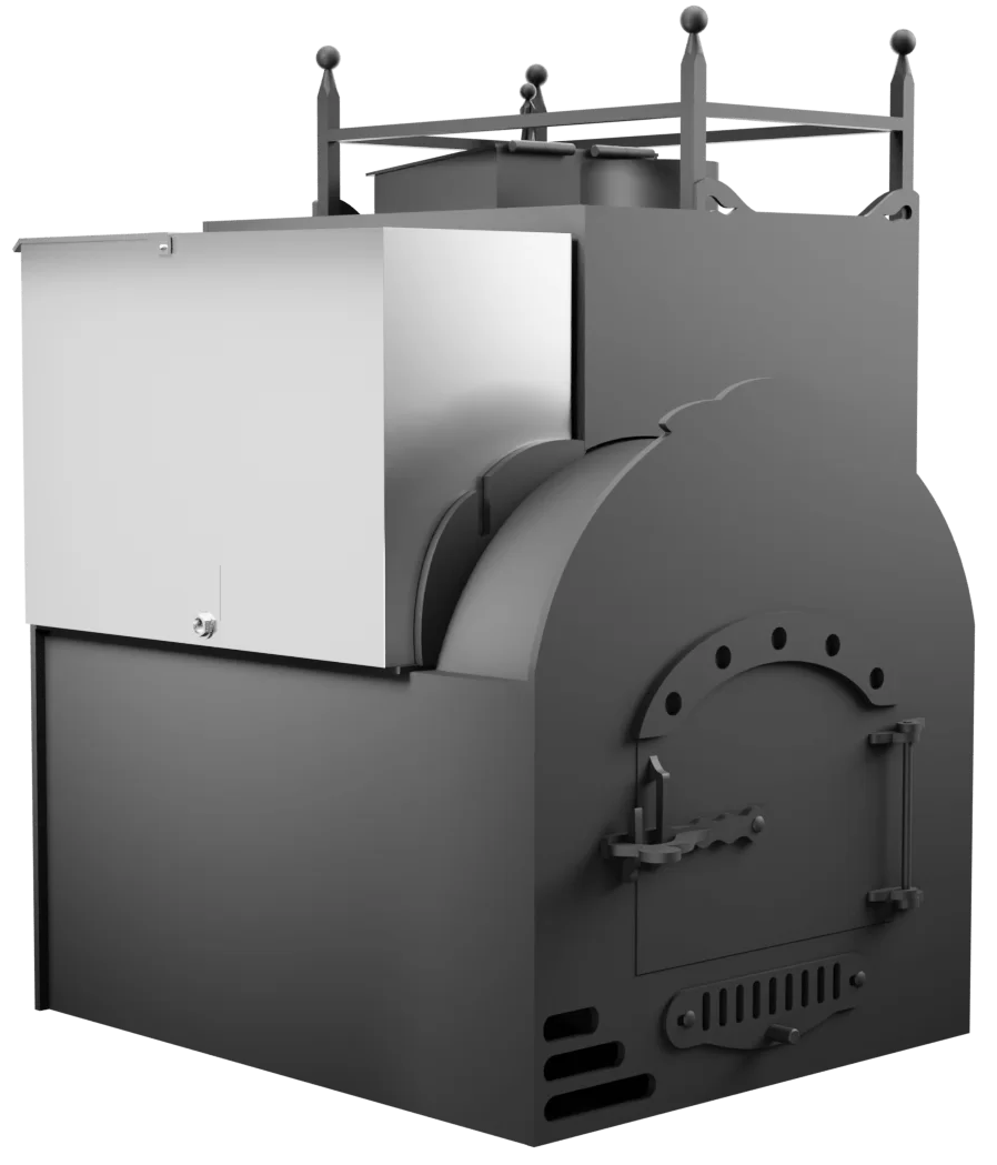 Печь Горыныч Мини, каменка закрытая с правой стороны, система воздушного отопления фото в Краснодаре Печь Горыныч Мини, каменка закрытая с правой стороны, система воздушного отопления фото в Краснодаре