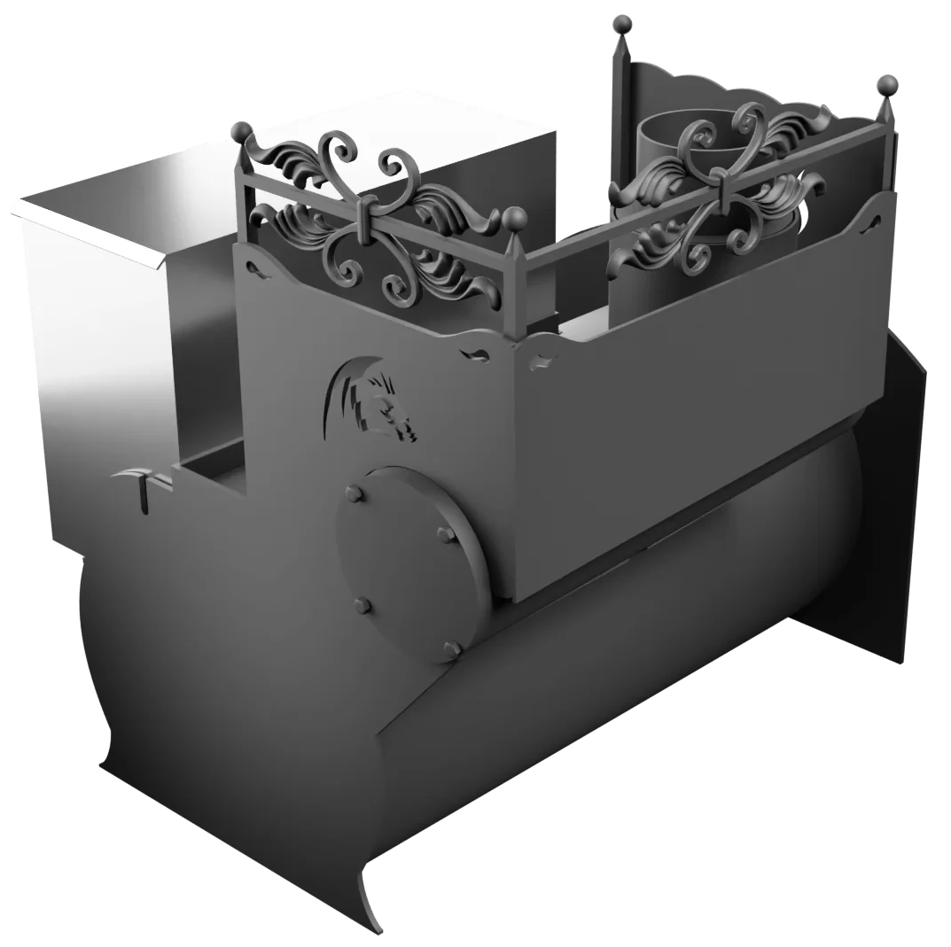 Печь Горыныч 3, каменка с левой стороны, большая дверь со стеклом фото в Краснодаре Печь Горыныч 3, каменка с левой стороны, большая дверь со стеклом фото в Краснодаре