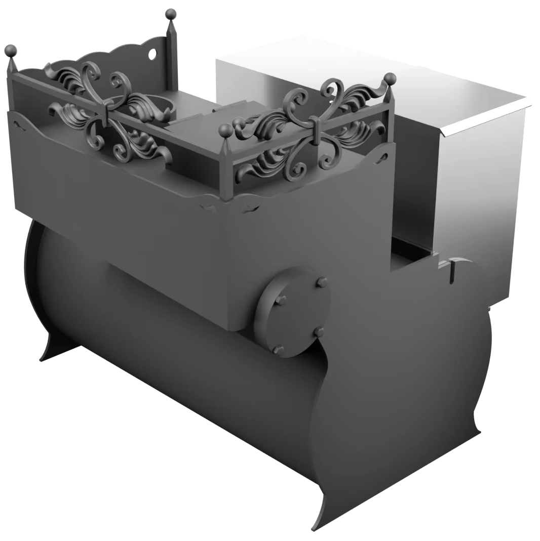 Печь Горыныч 3, каменка закрытая с правой стороны, малая дверь со стеклом фото в Краснодаре Печь Горыныч 3, каменка закрытая с правой стороны, малая дверь со стеклом фото в Краснодаре