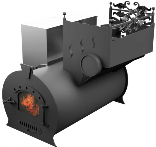 Печь Горыныч 3, каменка с правой стороны, малая дверь со стеклом фото в Краснодаре Печь Горыныч 3, каменка с правой стороны, малая дверь со стеклом фото в Краснодаре